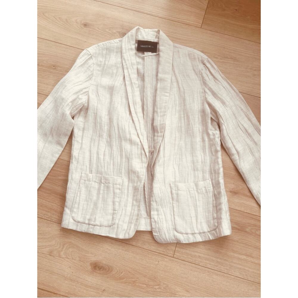 Lafayette 148 New York Open Front light Jacket